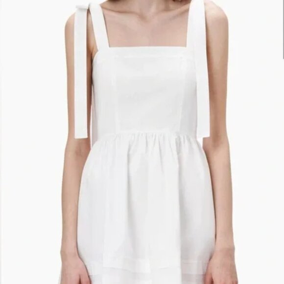 SIMKHAI Kammy Tie-Strap Minidress - Picture 1 of 5